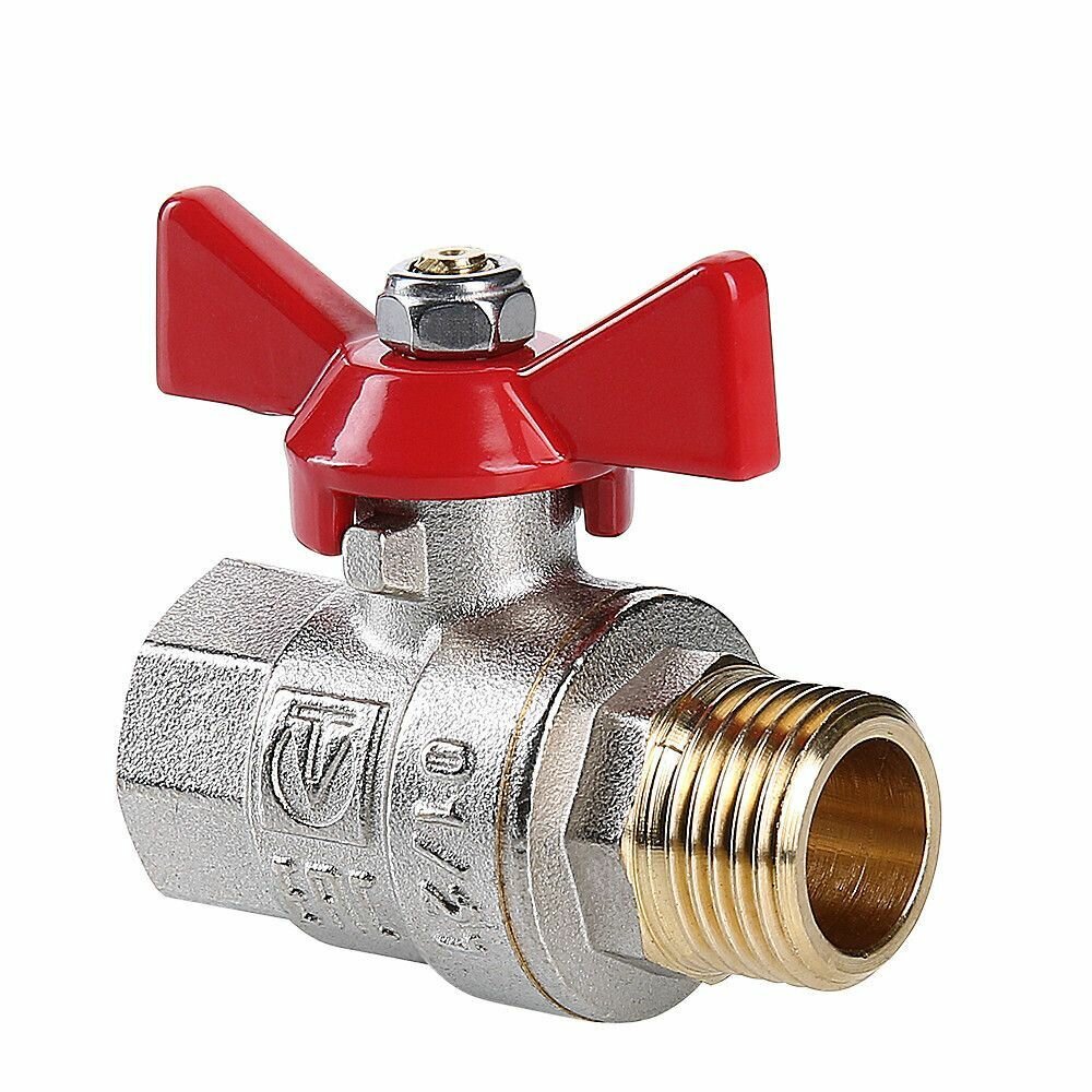 Кран шаровый 1 вн-нар (бабочка) Valtec