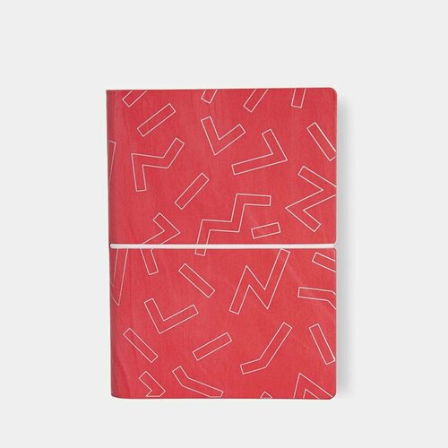 Shapes Red Lined Ежедневник