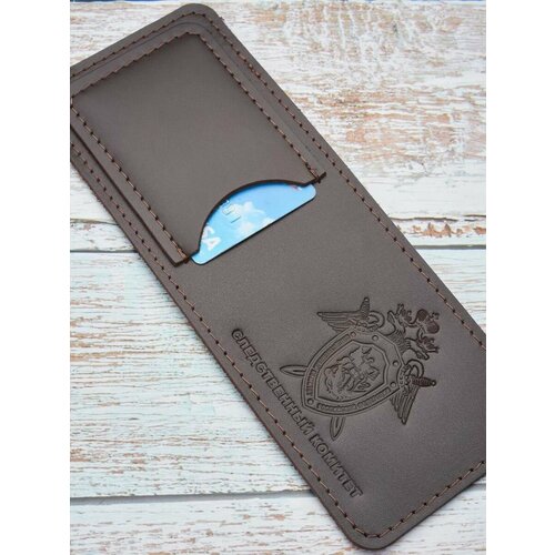 Обложка для удостоверения , коричневый