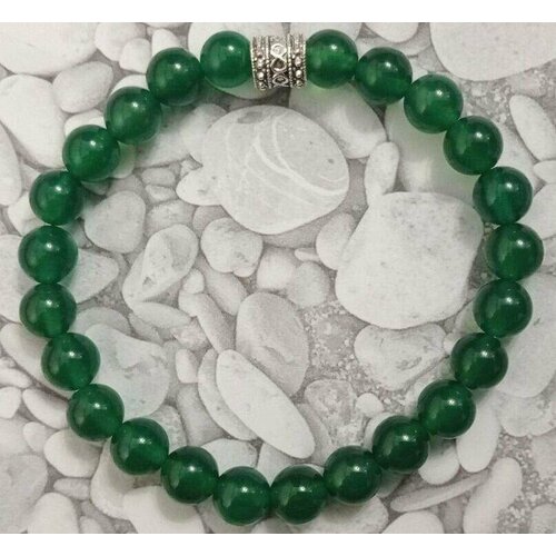 Браслет, 1 шт., размер 16 см, зеленый