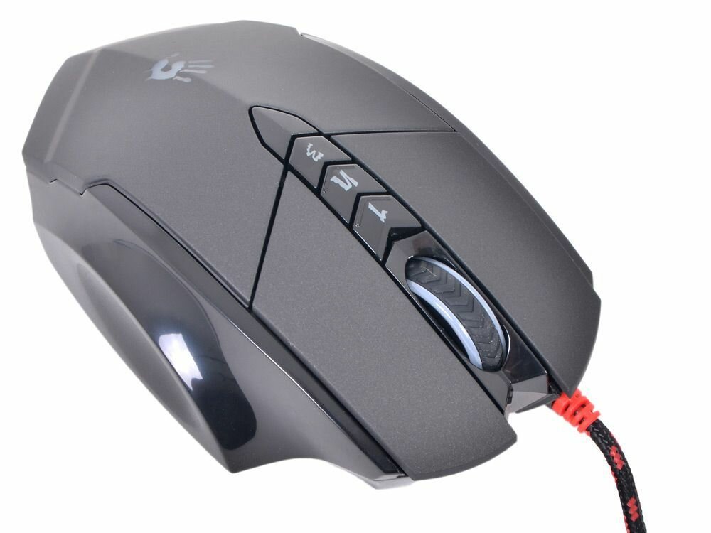 Мышь A4Tech Bloody V7 USB Black 8 кн, 3200 dpi