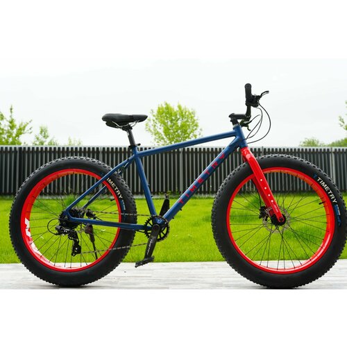 Велосипед фэтбайк Fatbike Time Try TT2228s 26 Алюминиевая рама 195 Гидравлический Тормоз синий 36900₽