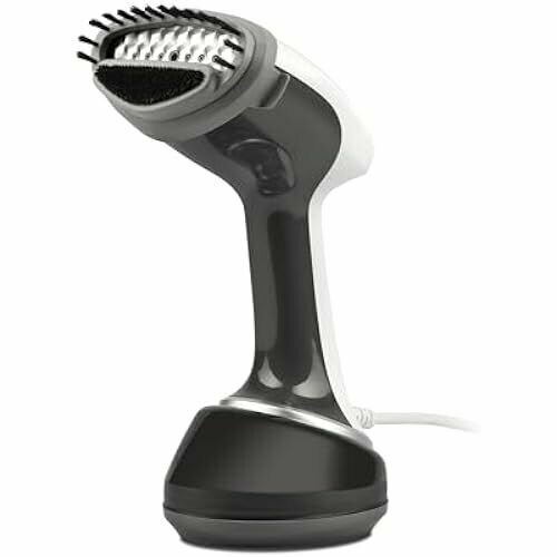 Вертикальный паровой утюг Girmi ST92, 1700 Вт, пластина из нержавеющей стали, белый/серый