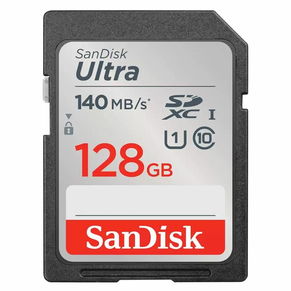 Карта памяти SanDisk Ultra UHS I 128GB SD (SDSDUNB-128G-GN6IN)