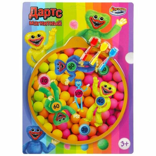 Дартс магнитный блистер 27*37,7*5см играем вместе в кор.2*60шт