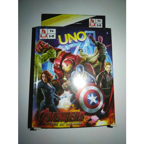 Карточная игра Uno Мстители коллециооная игра для любителей 260₽