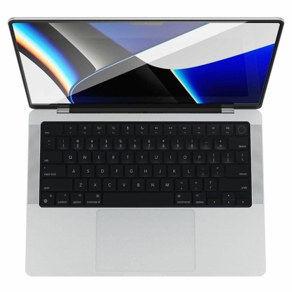 Защитное стекло Spigen на Apple MacBook Pro 14 (2023/2021) (AGL04234) GLAS.tR Slim / Спиген Стекло для Эпл Макбук Про 14 Олеофобное, Прозрачный, 1 шт — фото 1