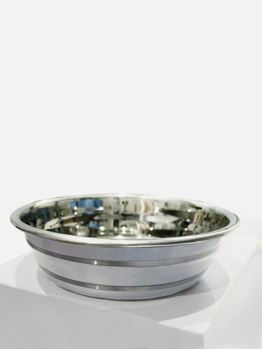 Изображение товара Миска для собак Japan Premium Pet из нержавеющей стали, белая, размер L