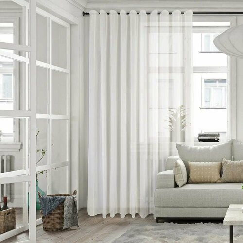 Тюль на ленте Kate 300x280 см цвет золотой