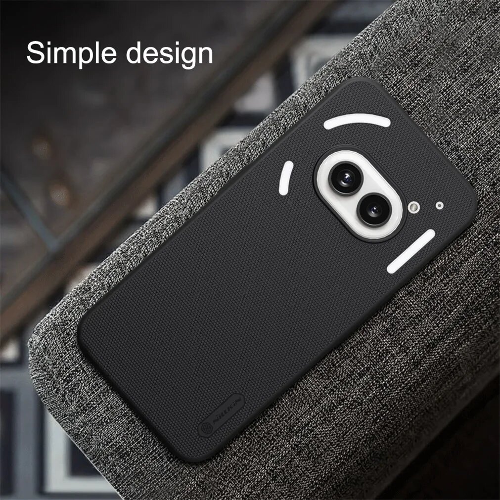 Ни для чего Телефон Nothing Phone 2a / 2a Plus Плюс Чехол NILLKIN Super Frosted Shield Жесткий ПК Ультратонкая оболочка Задняя крышка Для Ничего Phone2a, Black, Phone 2a or 2a Plus — фото 1
