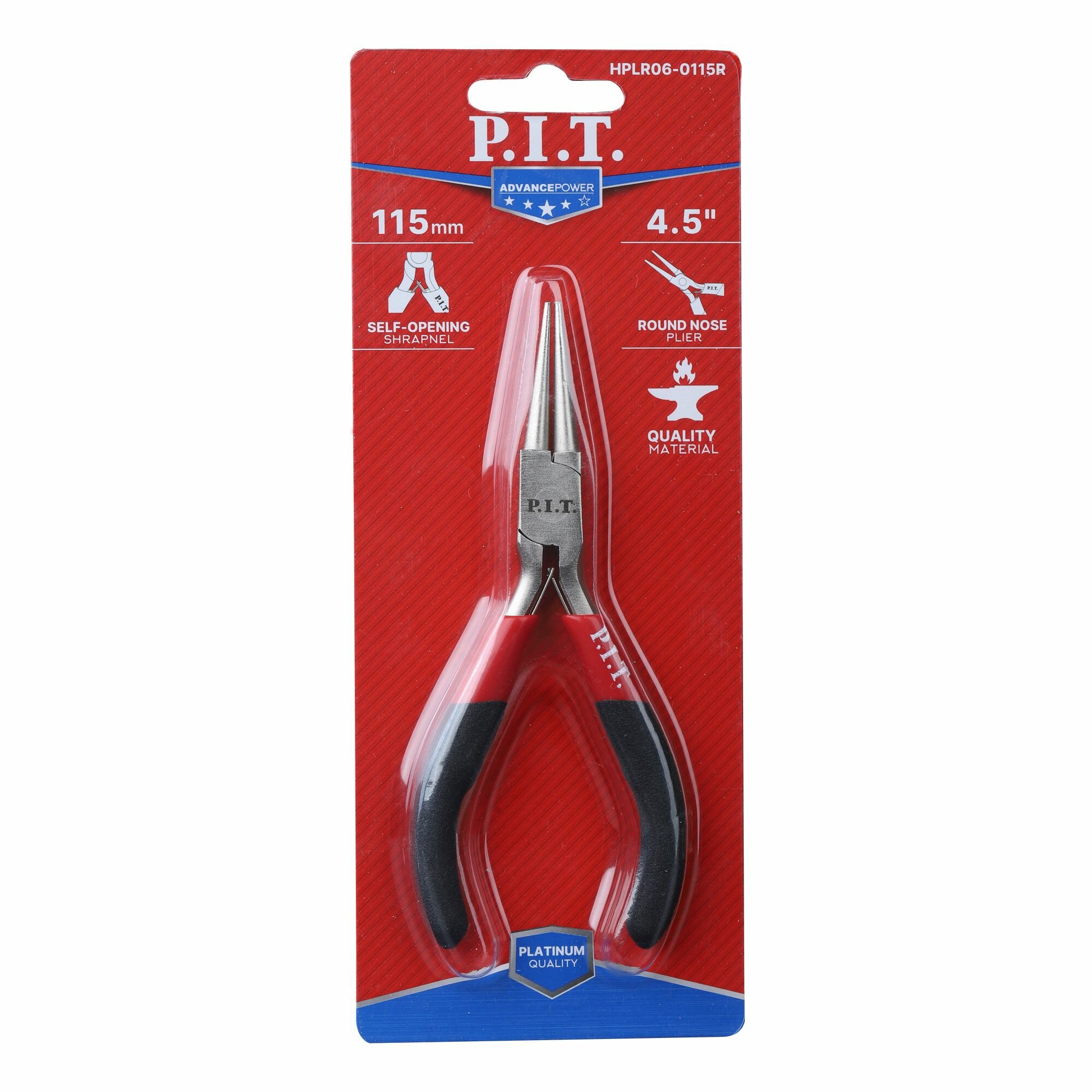 Круглогубцы мини P.I.T. 115 мм (HPLR06-0115R)