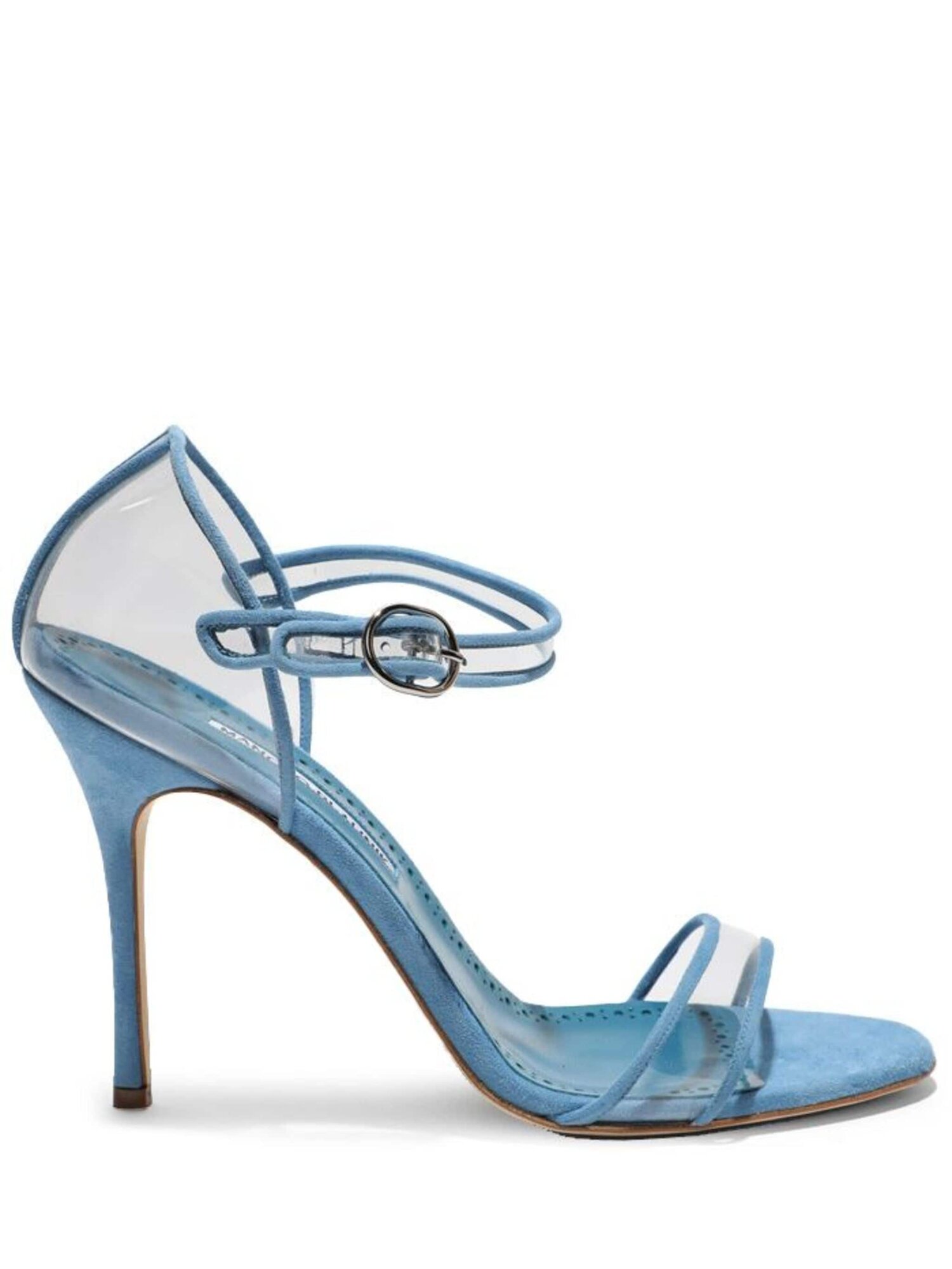 Босоножки Manolo Blahnik Ferson 105, размер 41, синий