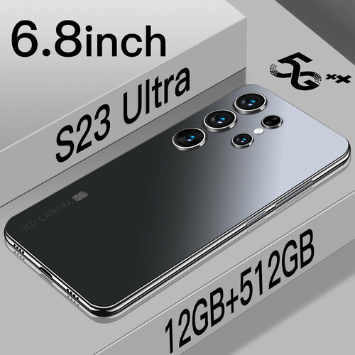 Смартфон Bobarry S23 12512 ГБ Dual nano SIM Black 9800₽