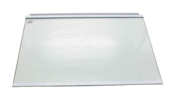 Полка стеклянная с обрамлением над овощным ящиком холодильника Атлант