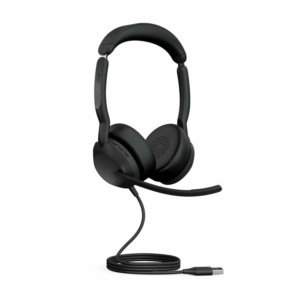 Проводная гарнитура (наушники) Jabra Evolve2 50, USB-A, MS, Stereo, black, черный (25089-999-999)