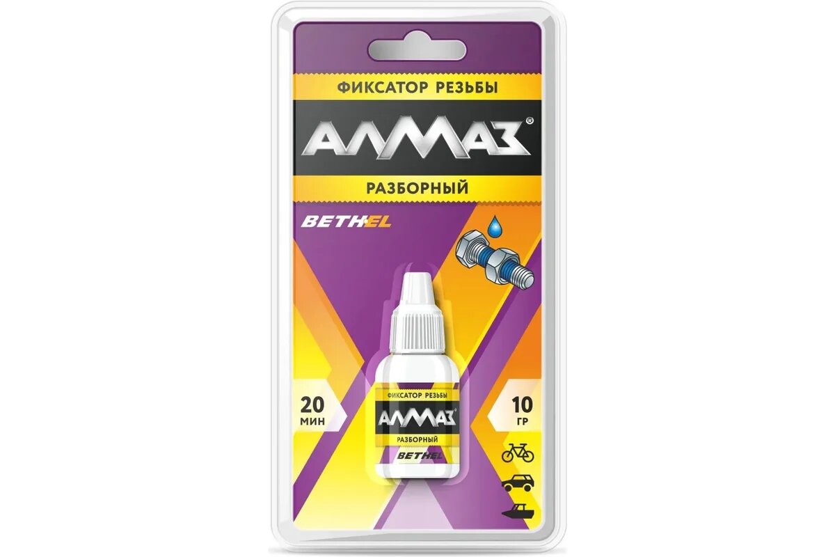 Фиксатор резьбы Алмаз разборный 10 г AG-548