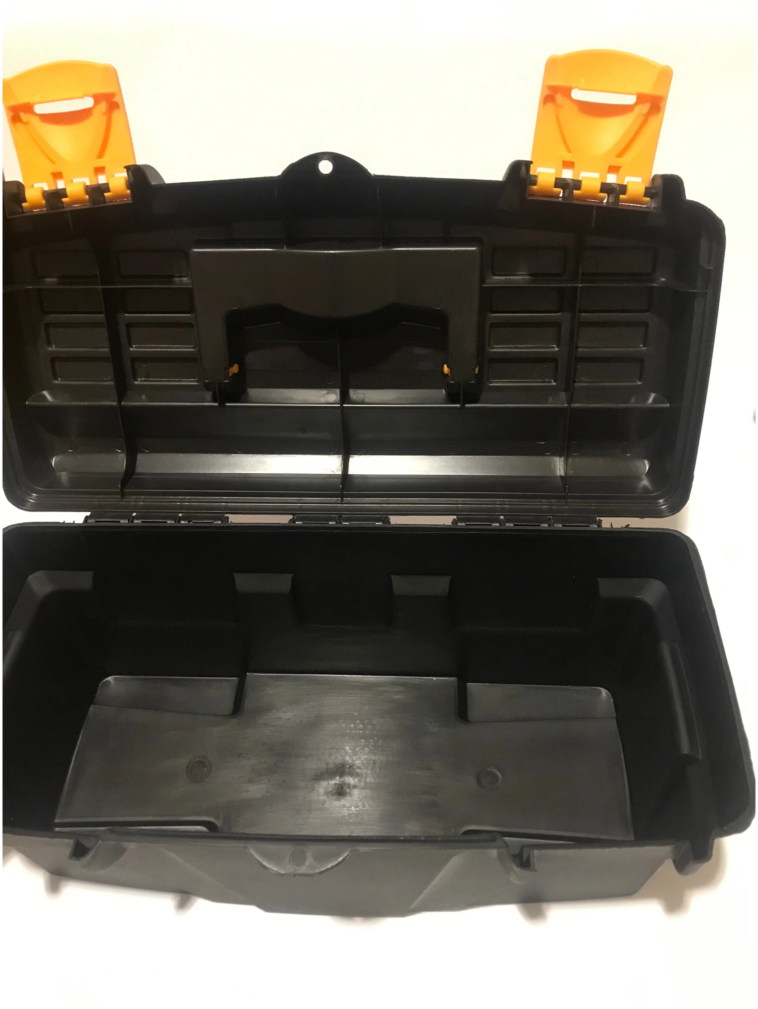 Ящик для инструментов 200x200x400 мм пластик, черный, прочный — фото 1