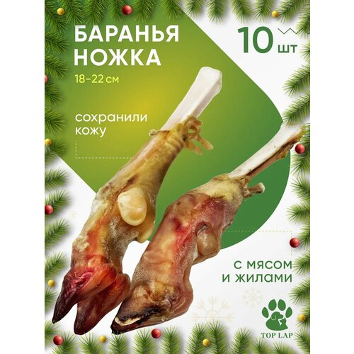 Баранья кость для собак с копытом 10 шт