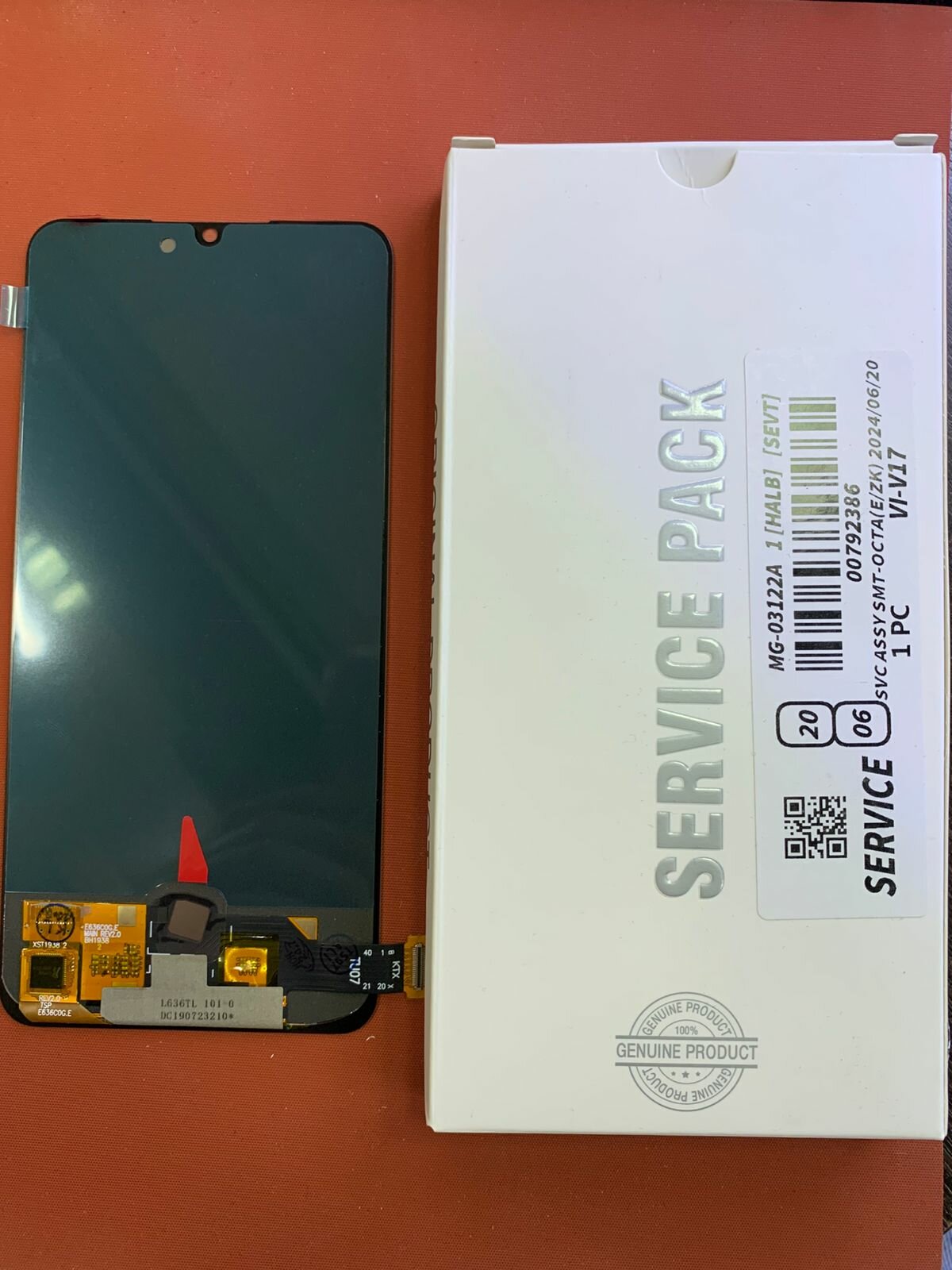 Дисплей OLED для Vivo V17 1920 . V17 Neo 1907 Экран, тачскрин, модуль в сборе 633-S9Y REV0. 1-MAIN