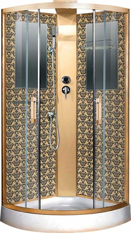 Душевая кабина Niagara Luxe NG-7715GBK 90х90х210 стекло прозрачное - фото №18