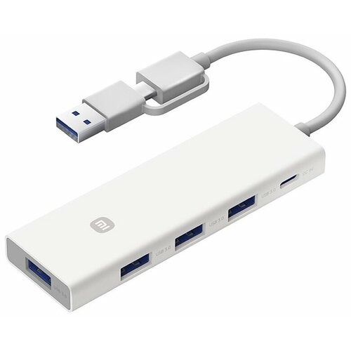 USB-разветвитель 4 в 1 Xiaomi Four-in-One Double-Head Splitter (XMSTFXQ01YM) White