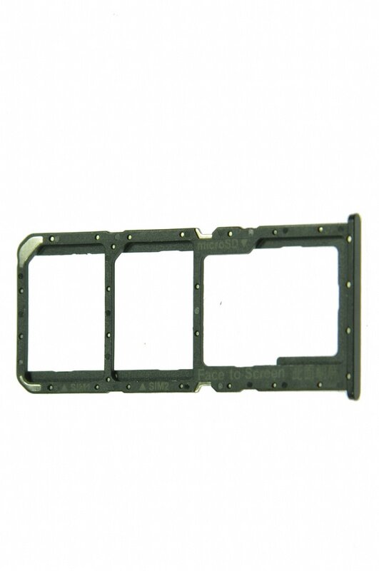 Держатель сим/карты памяти (Sim/Flash card holder) для Oppo A74 4G (CPH-2219)/Realme 8 4G/Realme 8 Pro (RMX 3085) black