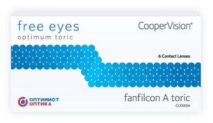 Контактные линзы CooperVision Free Eyes Optimum Toric, 6 шт.
