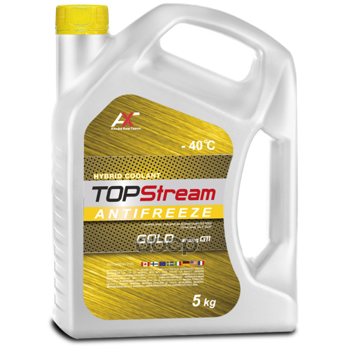 TOPSTREAM ATSG00005 TOPSTREAM GOLD premium Антифриз (жёлтый) 5L