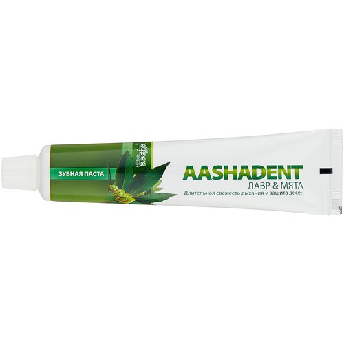 AASHA HERBALS Зубная паста Aashadent Лавр и Мята 100г