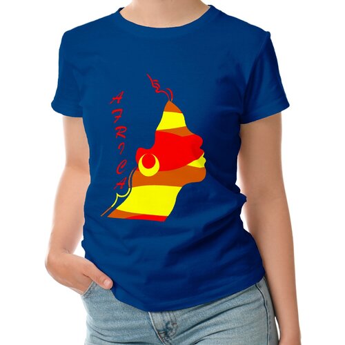 фото Футболка roly, размер l, синий