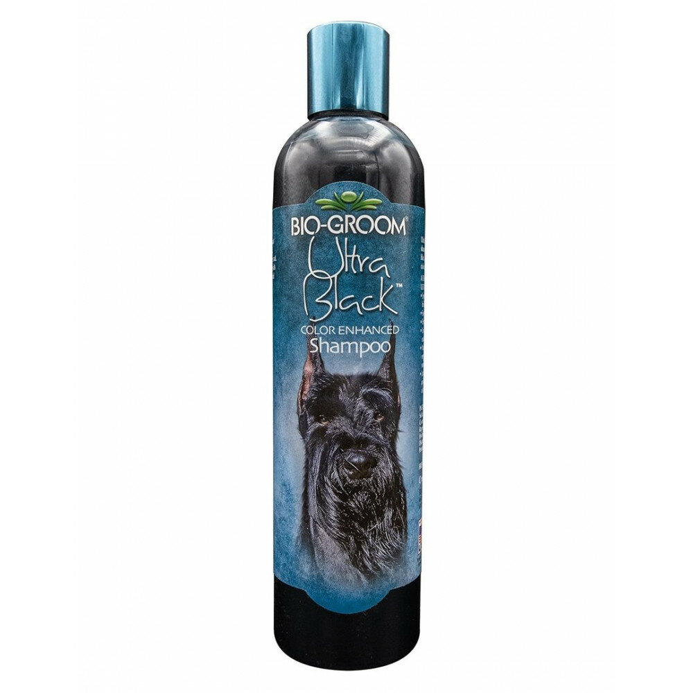 Bio-Groom Ultra Black шампунь-усилитель темного окраса для собак, концентрат 1 к 8, 3,8 л (34,2 литра готового шампуня) - фотография № 5