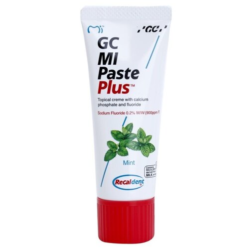 Купить GC MI Paste Plus - крем c фтором, для реминерализации и снижения чувствительности Мята, 40 г, GC Corporation