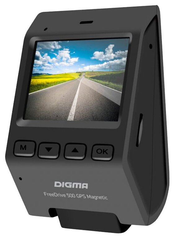 Видеорегистратор Digma FreeDrive 500 GPS MAGNETIC черный 2Mpix 1080x1920 1080p 140гр. GPS NTK96558