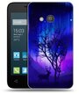 Дизайнерский пластиковый чехол для Alcatel One Touch Pixi 4 4 Северное сияние