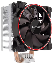 Кулер для процессора PCcooler GI-X4 V2 серебристый/черный/красный