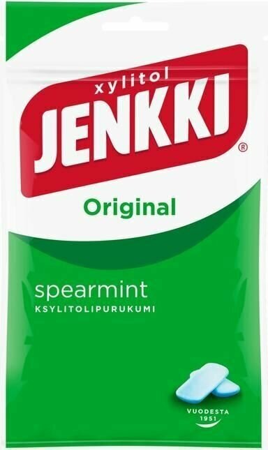 Жевательная резинка Jenkki Original Spearmint с ксилитом 100 г (из Финляндии)