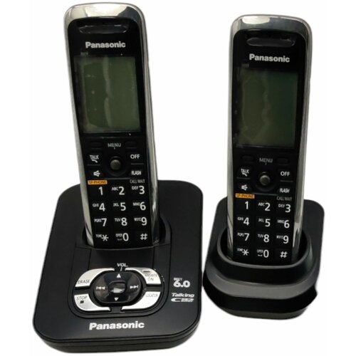 Беспроводной домашний DECT телефон Panasonic kx-TG7431 Две трубки 7200₽