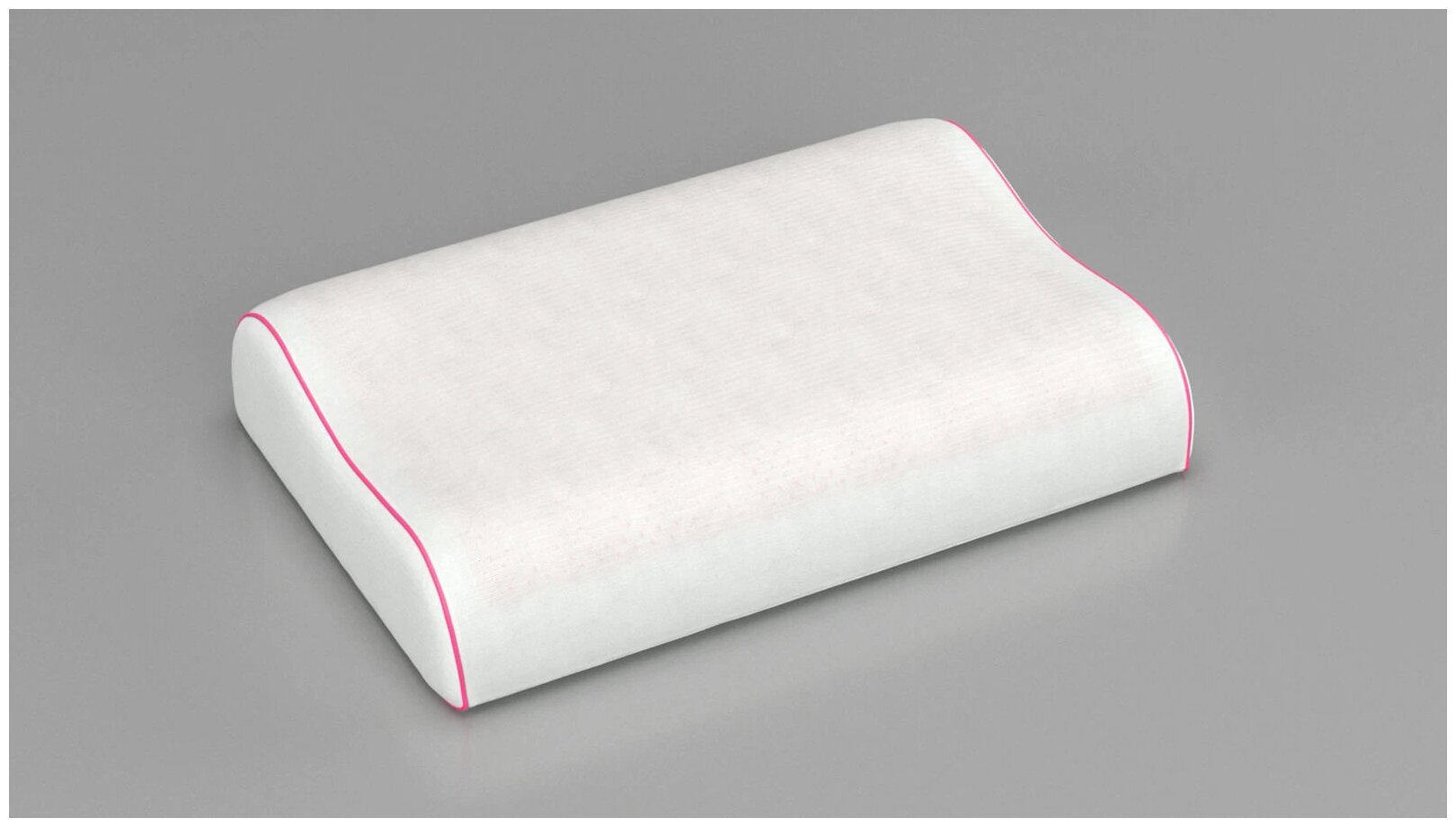 Анатомическая подушка Askona (Аскона) Ecogel Contour Pink - фотография № 3
