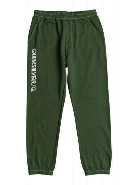 брюки Quiksilver, размер S, зеленый