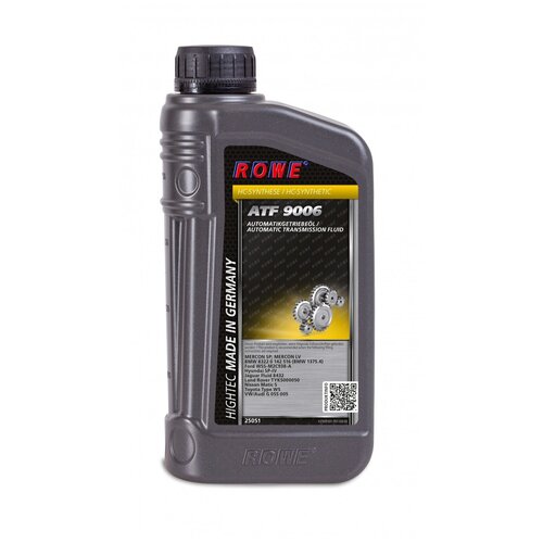 фото Трансмиссионное масло rowe atf 9006 1 л