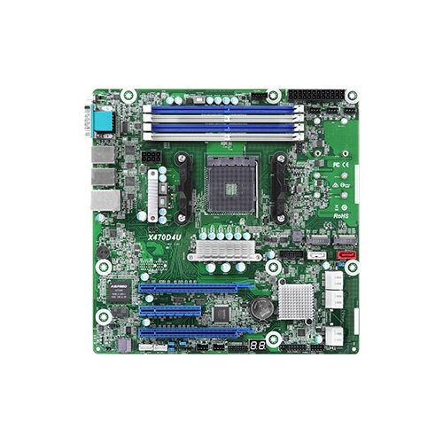 Серверная материнская плата ASROCK Rack X470D4U (AM4, mATX)