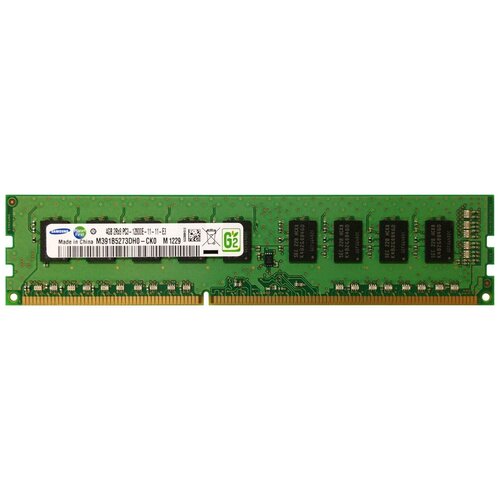 Оперативная память Samsung 4 ГБ DDR3 1600 МГц DIMM CL11 M391B5273DH0-CK0 модуль памяти ddr3 4gb hmt351u7cfr8a h9 unbuffered hynix pc3l 10600e 1600 udimm 2rx8 1 5v dual rank