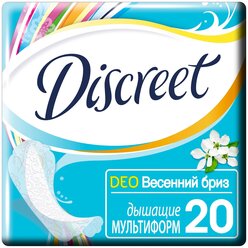 Discreet прокладки ежедневные Deo Spring Breeze Multiform, 20 шт.