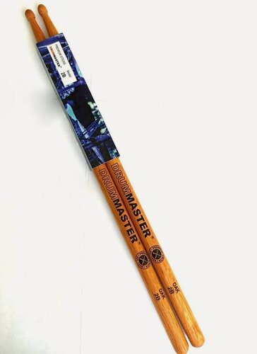 Изображение товара Барабанные палочки DRUMMASTER American OAK 2B из Американского дуба