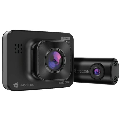 фото Видеорегистратор navitel r250 dual, 2 камеры, черный