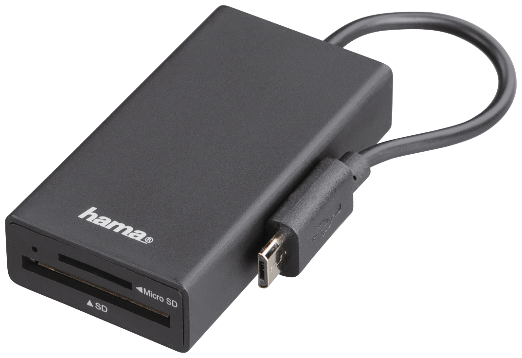 USB-концентратор HAMA OTG Hub (00054141) разъемов: 1