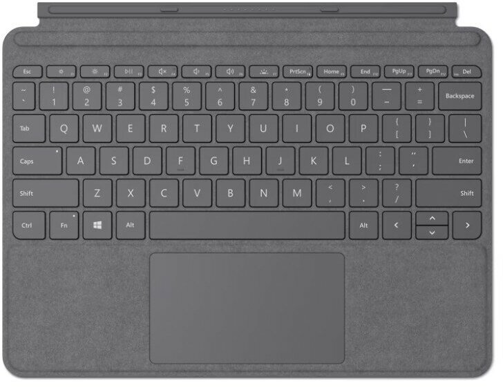 Клавиатура Microsoft Surface Go Signature Type Cover материал Alcantara (Platinum) RUS