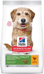 Сухой корм для пожилых собак Hill's Science Plan Vitality с курицей и рисом 250 г (для мелких пород)