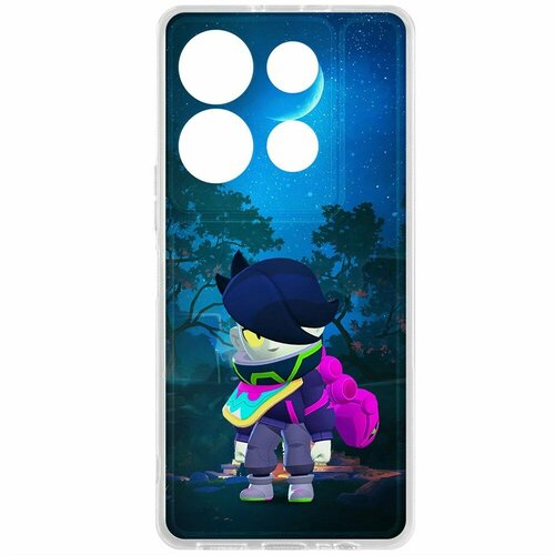 Чехол-накладка Krutoff Clear Case Brawl Stars-Орочи Эдгар для INFINIX Note 30 VIP чехол накладка krutoff clear case brawl stars орочи эдгар для infinix note 40 pro