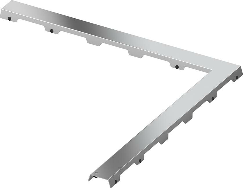 Решетка Tece TECEdrainline Steel II 120х120 см угловая - фото №1